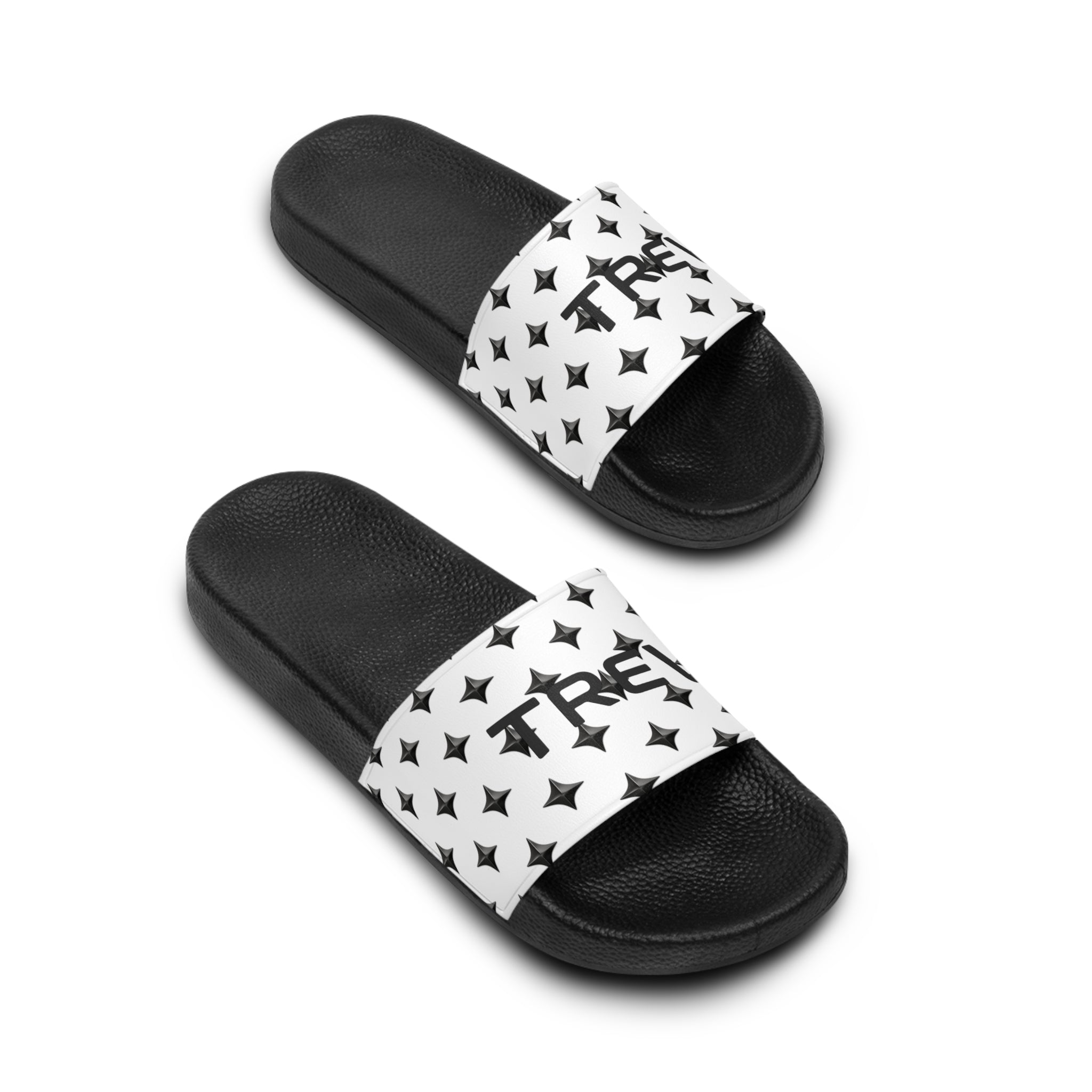 Claques TREV blanches et cyan pour hommes