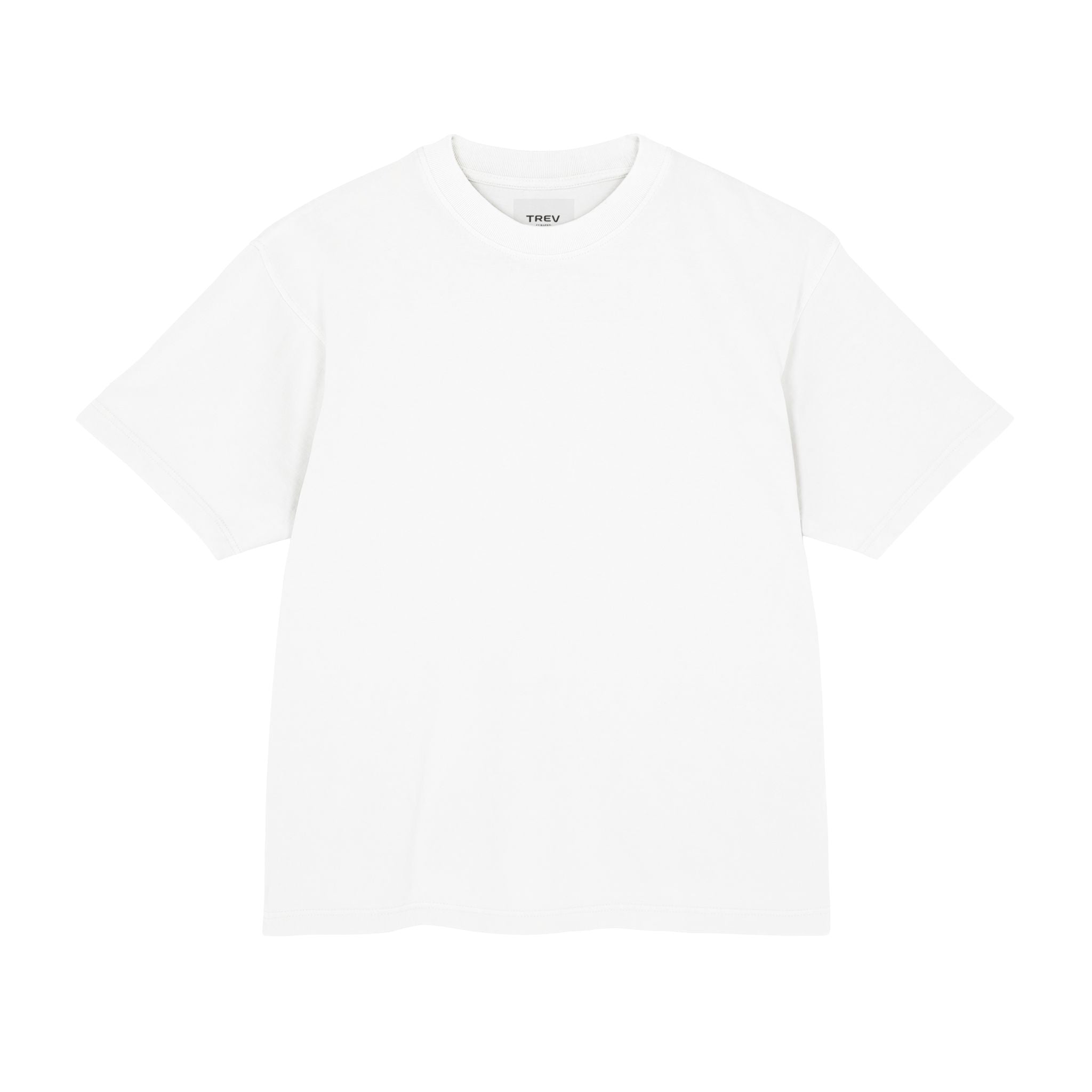 T-shirt urbain blanc/rouge TREV Curated