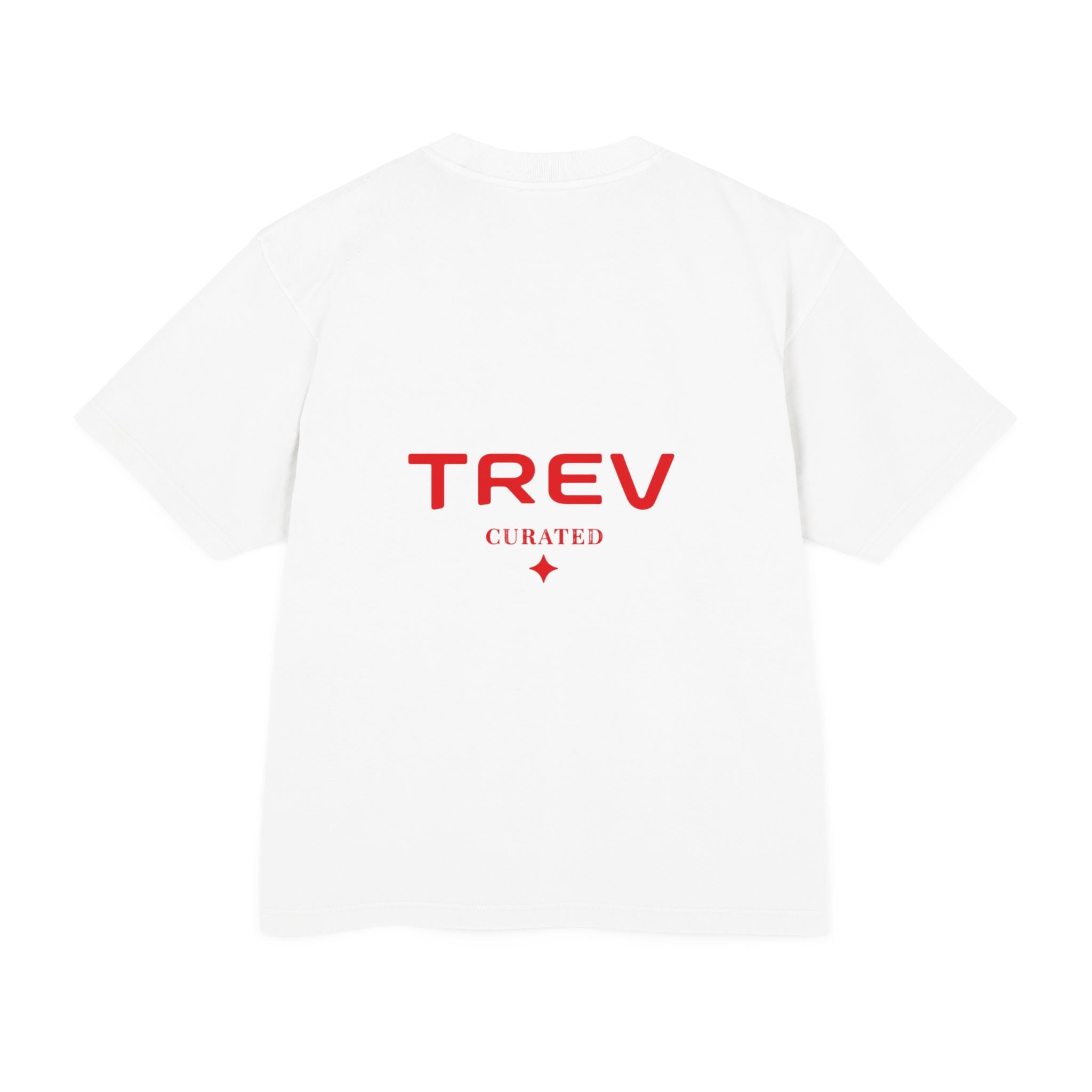 T-shirt urbain blanc/rouge TREV Curated