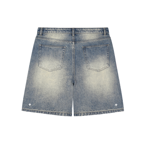 TREV Club's Owner Faded Distressed Baggy Denim Shorts (Limited)