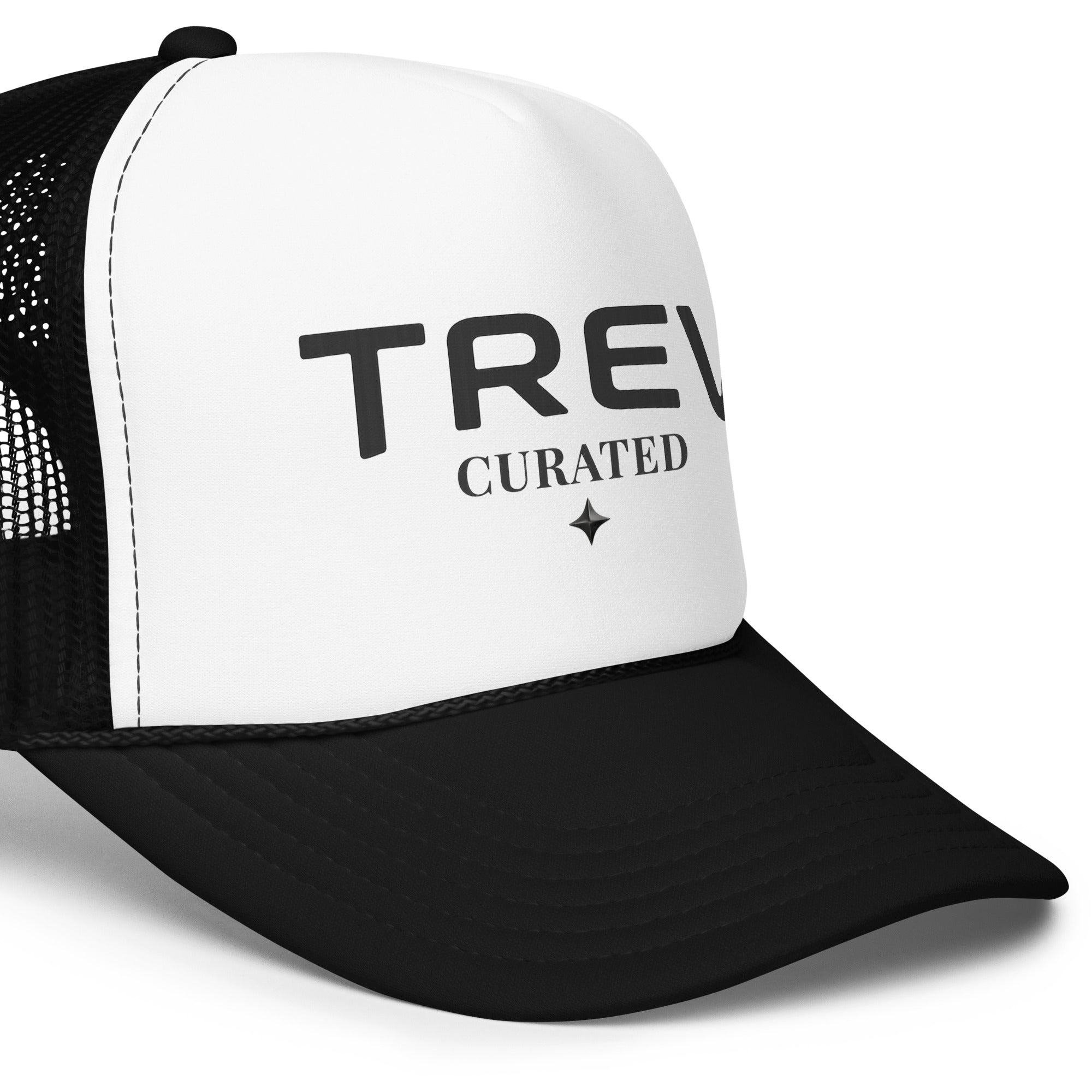 Casquette Trucker Noire TREV Sélectionnée